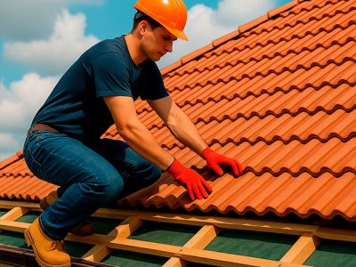 Кровля из цементно-песчаной черепицы